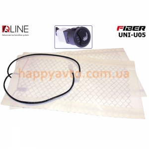 Встраиваемый подогрев сидений QLine Fiber UNI-U05 (1 сидение)